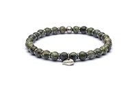 Armband Antracite Mono in Halbedelsteine Pietre dure CM112 NAXOS